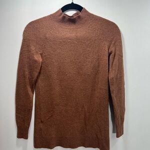 LOFT woman’s Turtleneck Sweater in Rich Brown